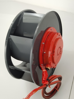 Kipas Sentrifugal Mundur 0,30kW Dengan Impeller Paduan Cincin Masuk Pendek AL