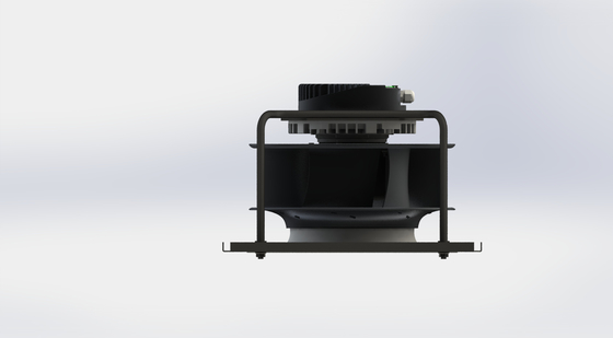 Ketahanan suhu tinggi 60°C IP54 dengan bilah 250mm EC Fan