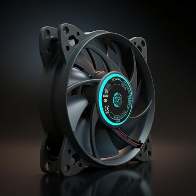 Klip 190mm daya 116W suhu tinggi tahan 60°C EC Axial Fan