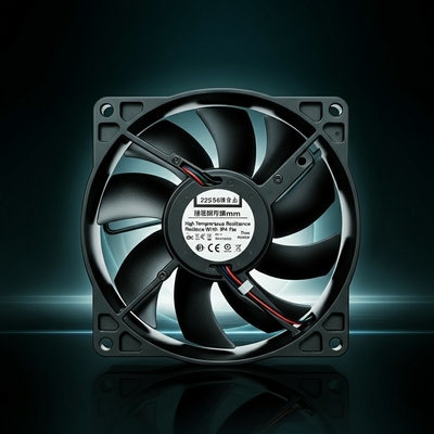 Blade 225mm tahan suhu tinggi 60°C dengan IP54 EC Axial Fan