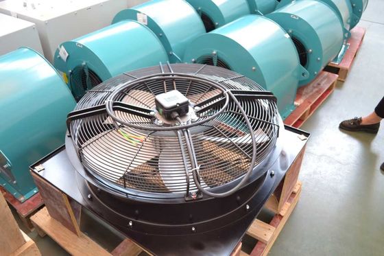 8500m3/h Single Phase Six Pole AC Axial Fan 890rpm 560mm Blade