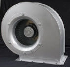 315mm Kipas Sentrifugal Kecil Tiga Fase 6 Tiang Motor AC Rotor Eksternal Untuk Ventilasi