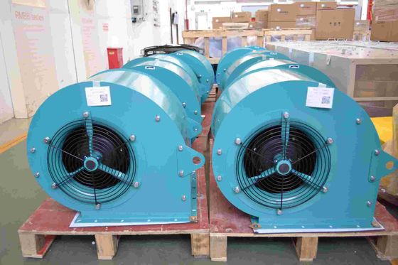Single Phase 4 Pole Double Inlet Centrifugal Fan Dengan 7 Inch Galvanized Blade