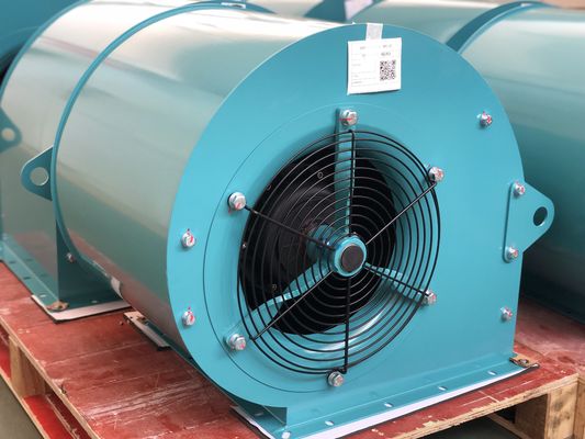 Single Phase 4 Pole Double Inlet Centrifugal Fan Dengan 7 Inch Galvanized Blade