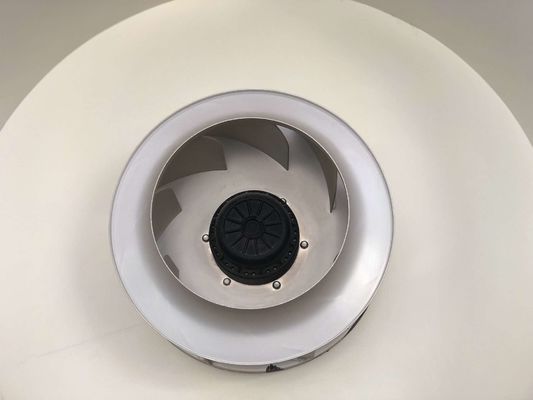 2940 rpm 220mm Kipas Sentrifugal Mundur Impeller Baja Galvanis Maju