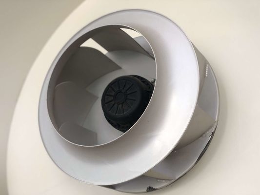 2940 rpm 220mm Kipas Sentrifugal Mundur Impeller Baja Galvanis Maju
