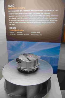 Blade 200mm EC centrifugal kipas angin rotor eksternal pendingin ventilasi kipas angin