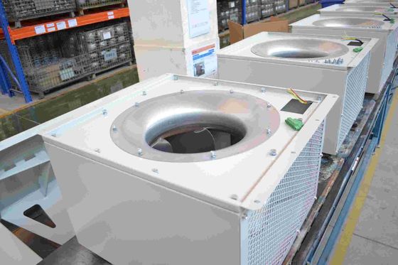 Kipas Industri Kustom 400 mm Dengan Kandang Untuk Beberapa Konverter Frekuensi