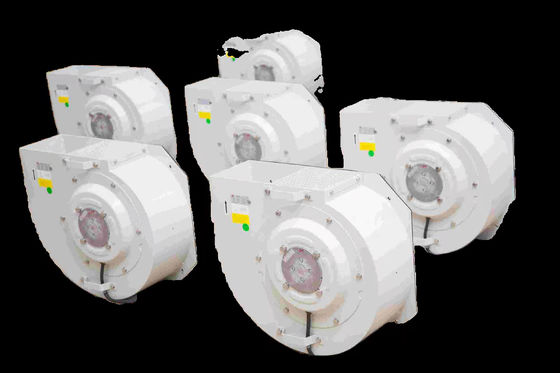 355mm Kipas Sentrifugal Maju Dengan Motor AC 8 Tiang Tiga Fase Untuk Ventilasi