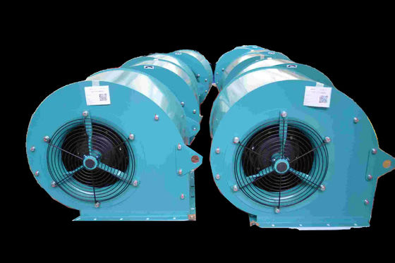 Kipas Sentrifugal Maju Tiga Fase 6 Kutub Dengan Pisau Galvanis 250mm