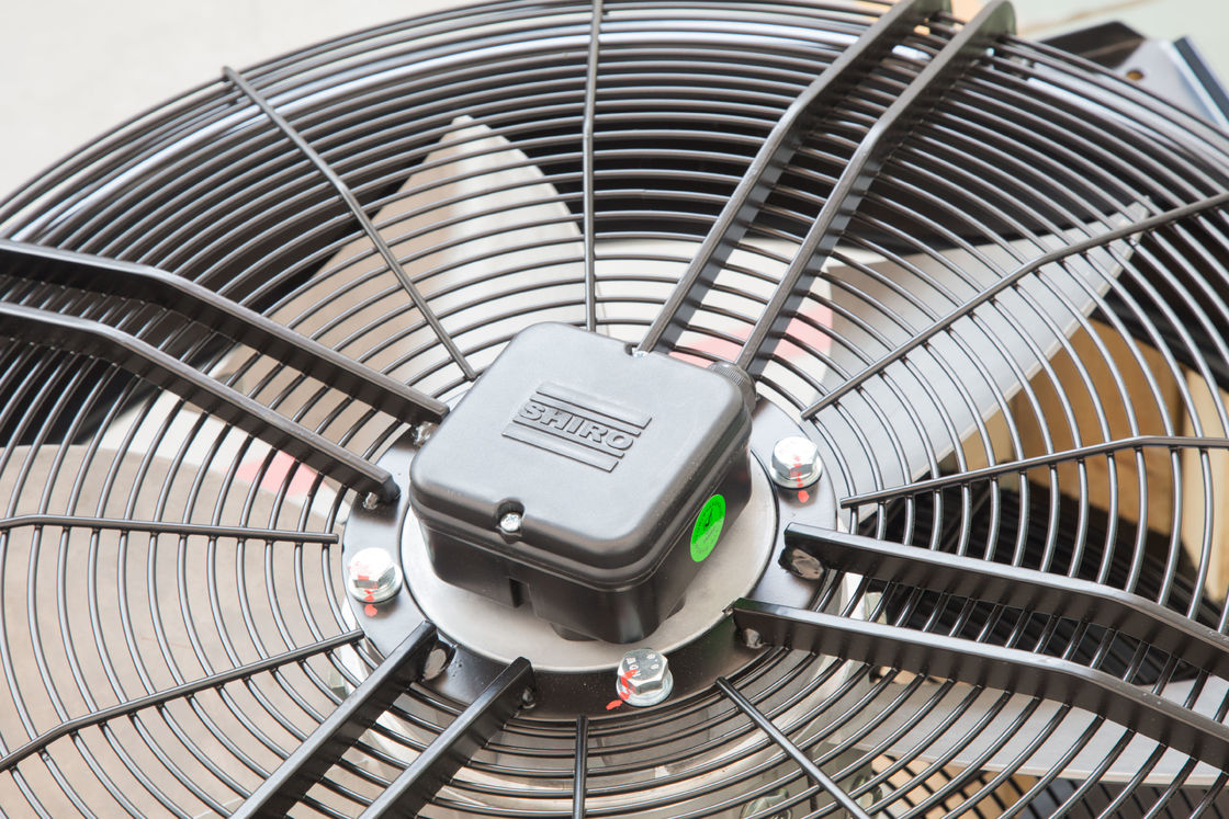 8500m3/H Fase Tunggal Enam Kutub Rotor Eksternal Fan Aksial AL-Alloy Metal Impeller Sheet