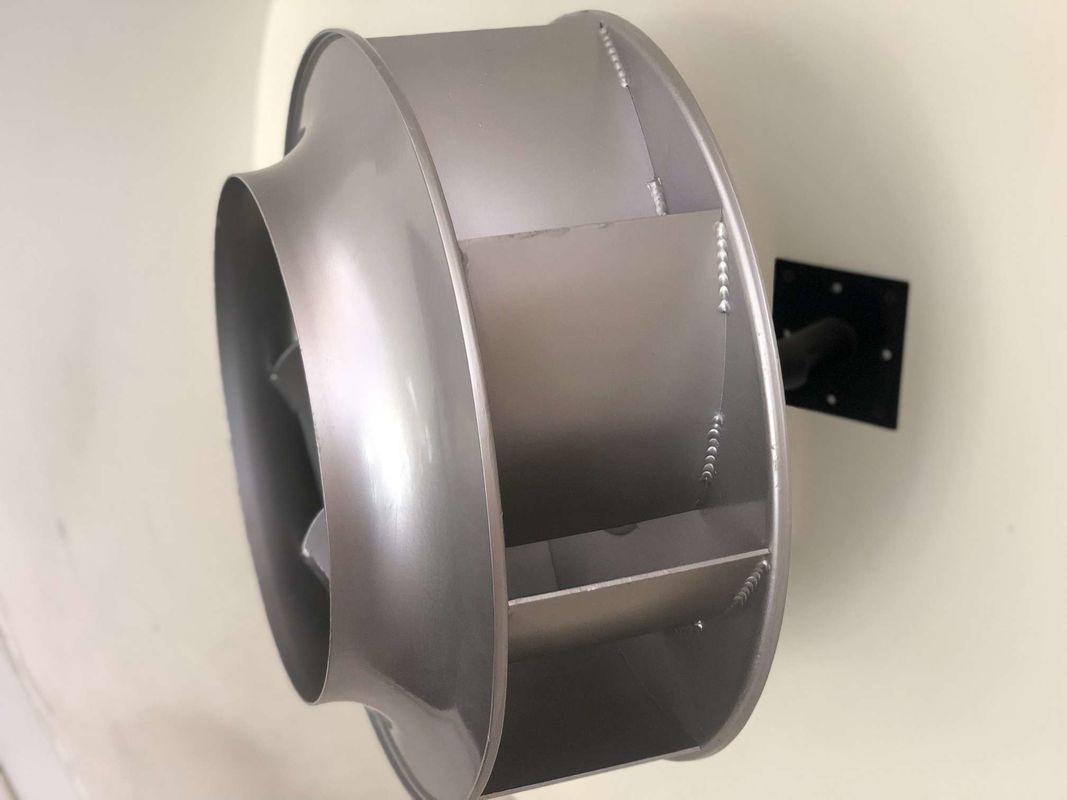Single Phase 4 Pole 450 mm Backward Centrifugal Fan 1215 rpm Untuk Pembangkit Listrik Tenaga Angin