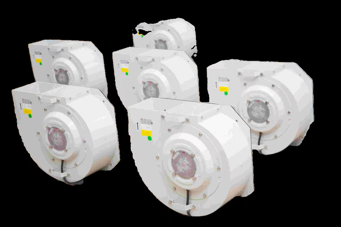 355mm Kipas Sentrifugal Maju Dengan Motor AC 8 Tiang Tiga Fase Untuk Ventilasi