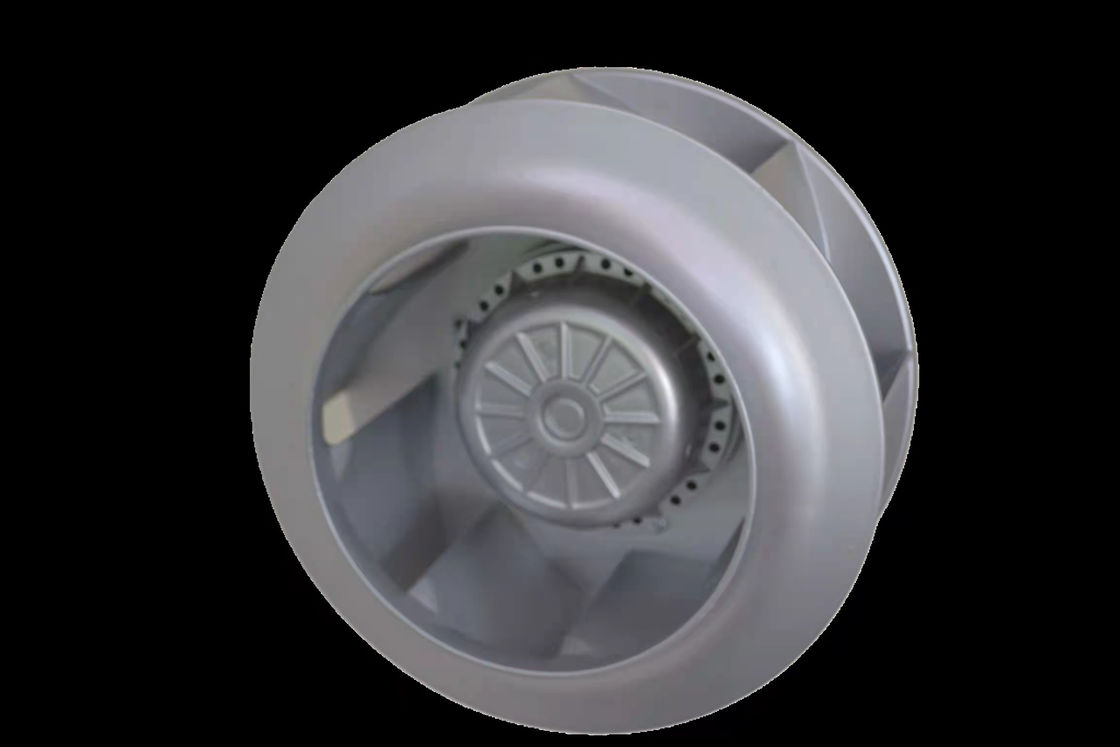 220 Mm Impeller Forward Centrifugal Fan Untuk Pipa Dan Konverter Frekuensi Tegangan Tinggi