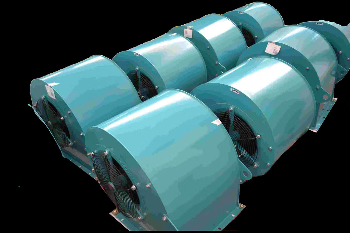 Three Phase 6 Pole Double Inlet 860 rpm Kipas Sentrifugal Maju Dengan Blade 280mm